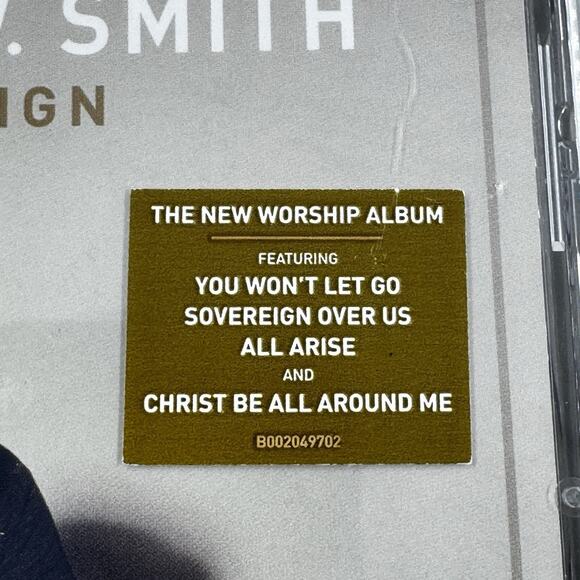 MICHAEL W SMITH Sovereign 2014 CD Capitol Records BRAND NEW Still Sealed - Picture 2 of 3